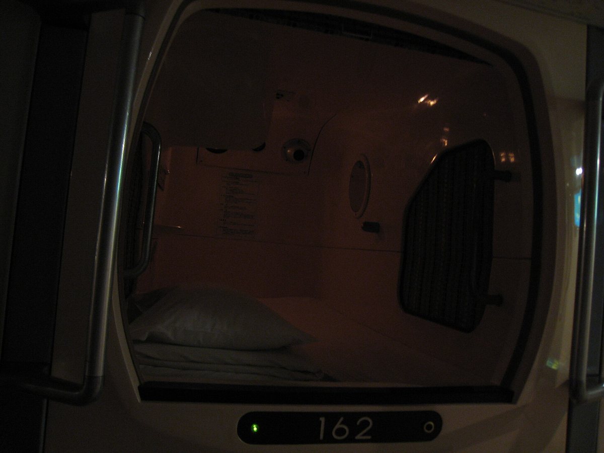 Capsule hotel sleeping pods